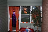 Laura did an excellent job of decorating for Halloween!